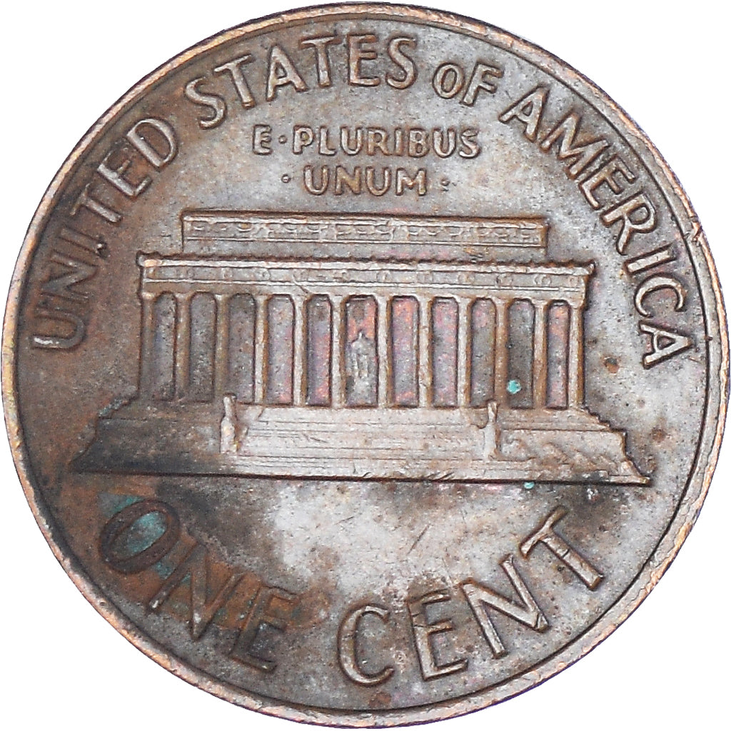 Coin, United States, Lincoln Cent, Cent, 1972, U.S. Mint, Philadelphia