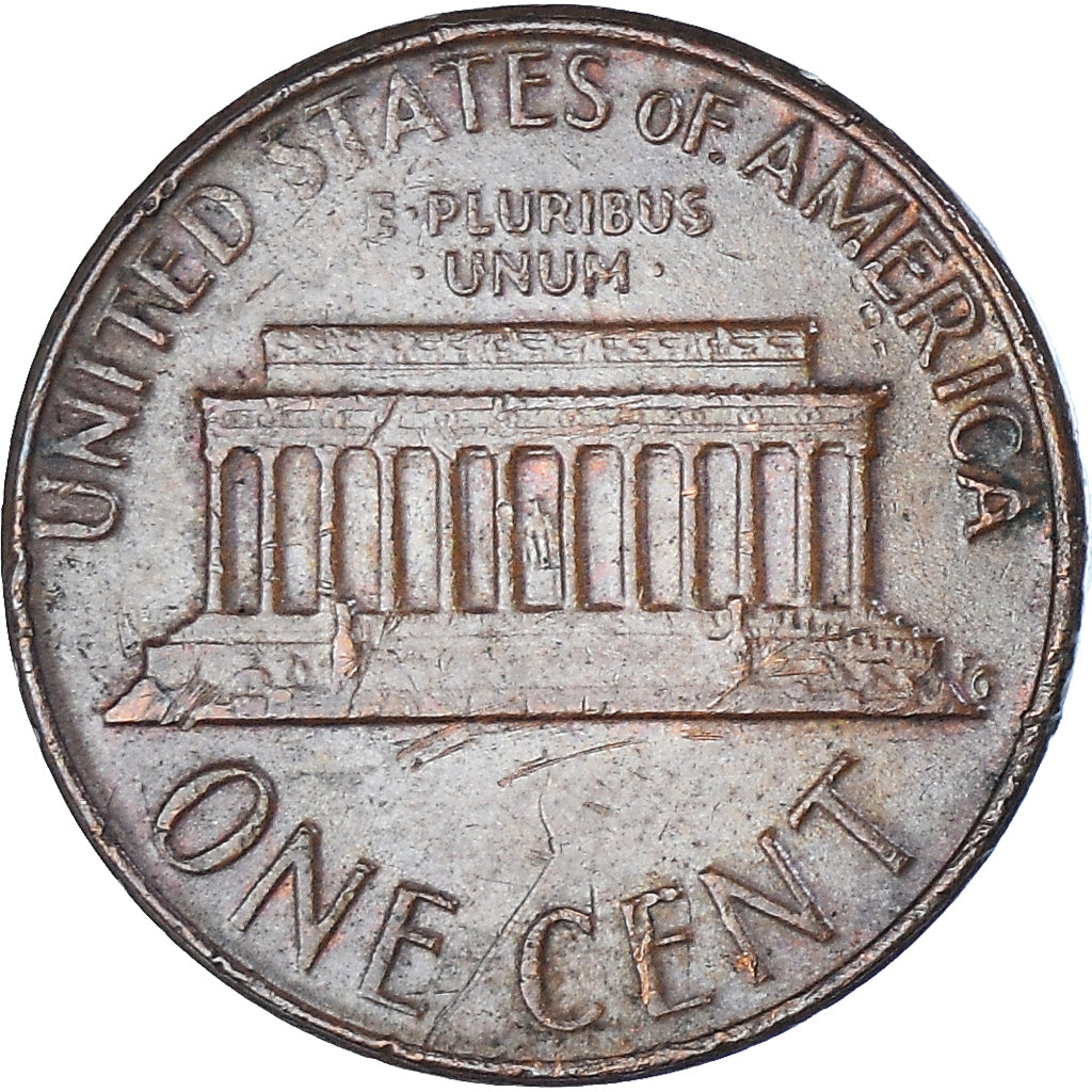 Coin, United States, Lincoln Cent, Cent, 1976, U.S. Mint, Denver, EF(40-45)