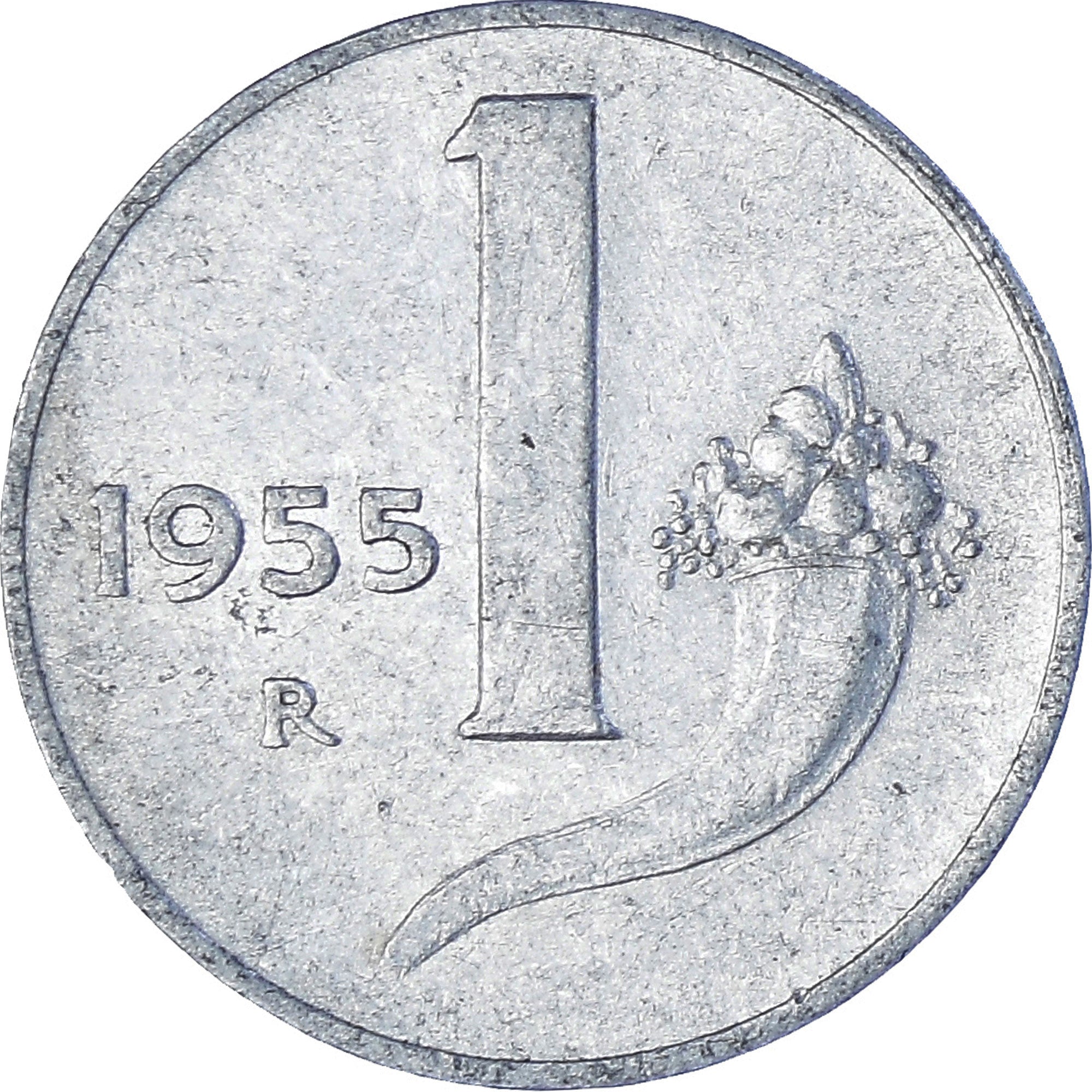 Monnaie, Italie, Lira, 1955, Rome, TTB, Aluminium, KM:91