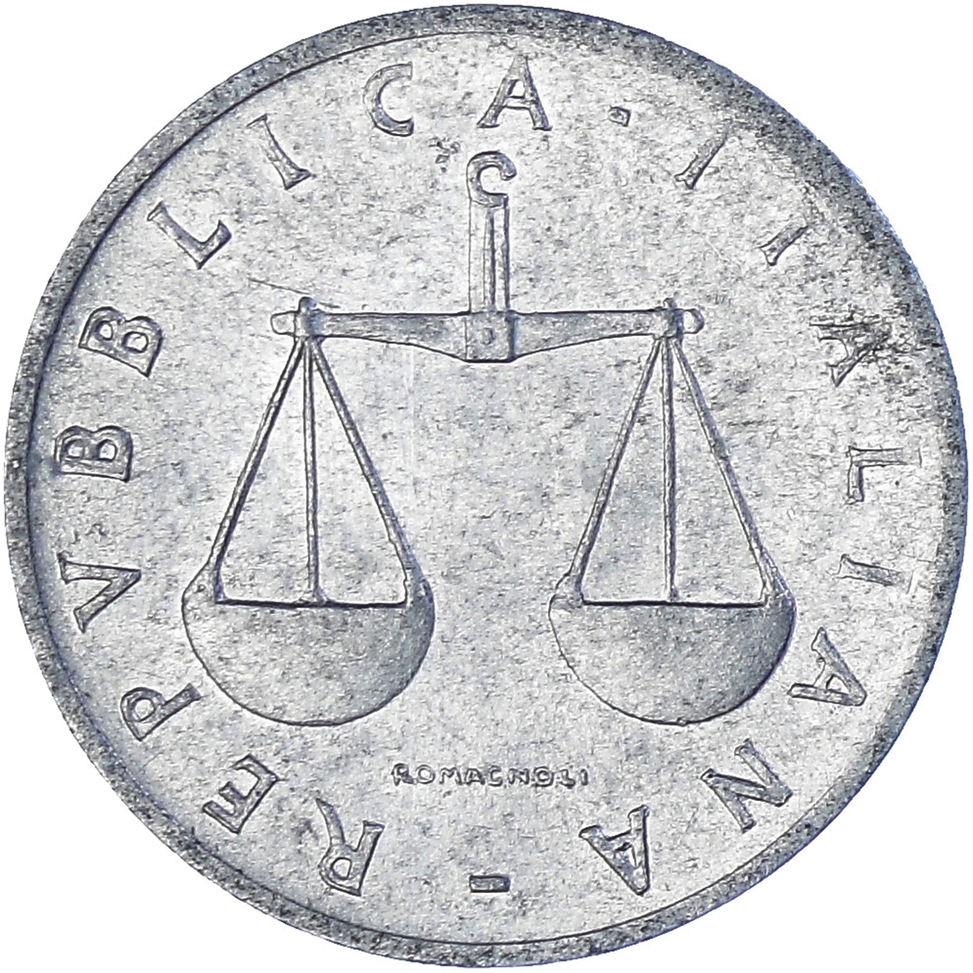 Munten, Italië, Lira, 1957, Rome, FR+, Aluminium, KM:91
