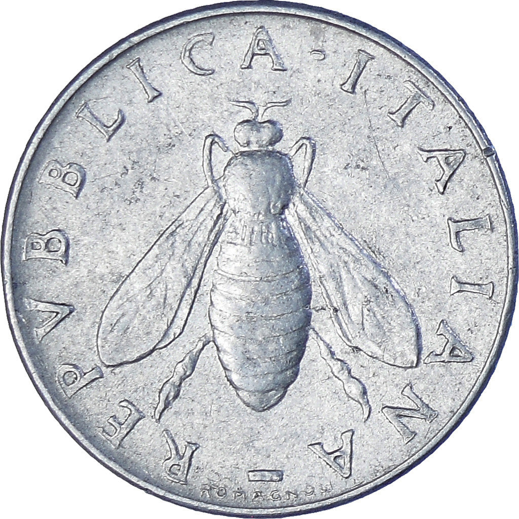 Moeda, Itália, 2 Lire, 1954, Rome, EF(40-45), Alumínio, KM:94