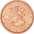 Finlandia, 2 Euro Cent, 2004, Paris, AU(50-53), Miedź platerowana stalą, KM:99