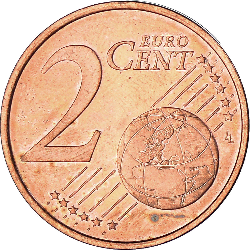 Finnland, 2 Euro Cent, 2004, Paris, SS+, Copper Plated Steel, KM:99