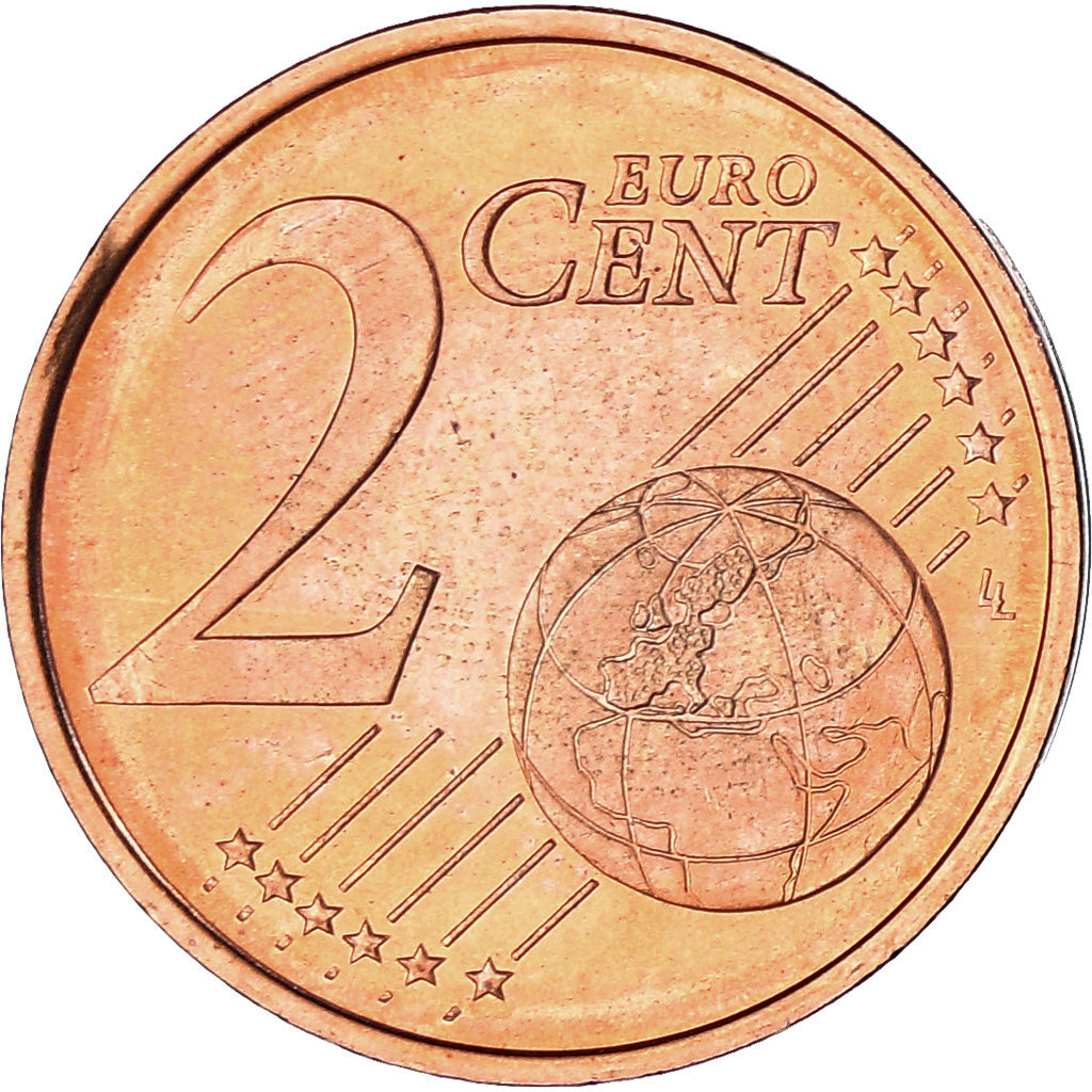 Finlandia, 2 Euro Cent, 2004, Paris, AU(50-53), Miedź platerowana stalą, KM:99