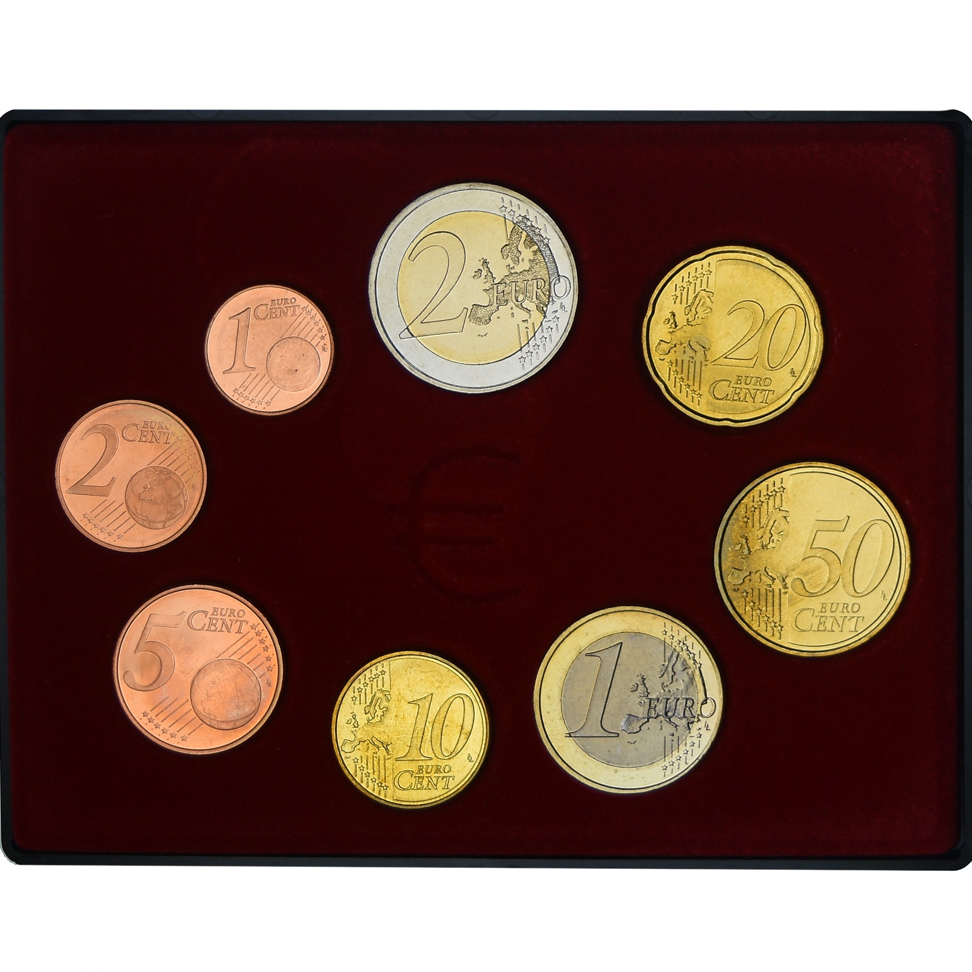 Finnland, Set, 2007, Série de 8 pièces Euro., STGL