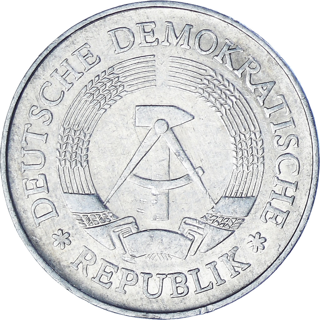 Coin, GERMAN-DEMOCRATIC REPUBLIC, Mark, 1977, Berlin, EF(40-45), Aluminum