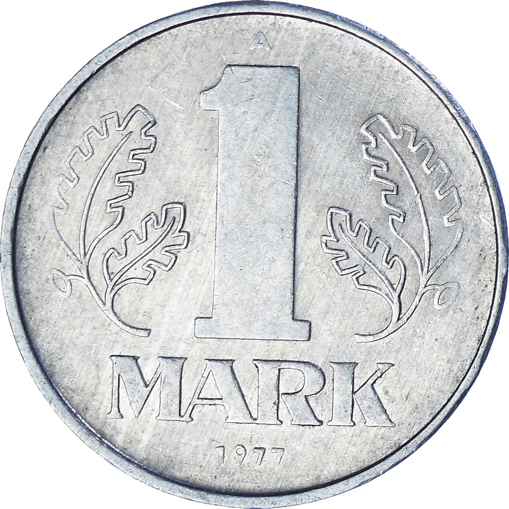 Coin, GERMAN-DEMOCRATIC REPUBLIC, Mark, 1977, Berlin, EF(40-45), Aluminum