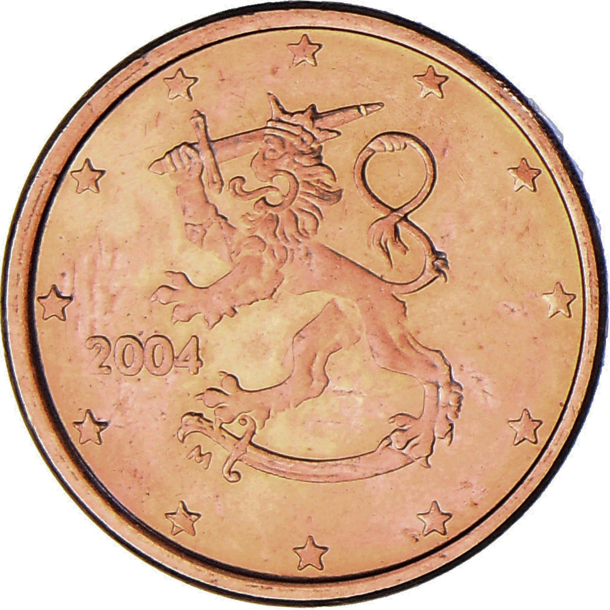Finnland, Euro Cent, 2004, VZ+, Copper Plated Steel