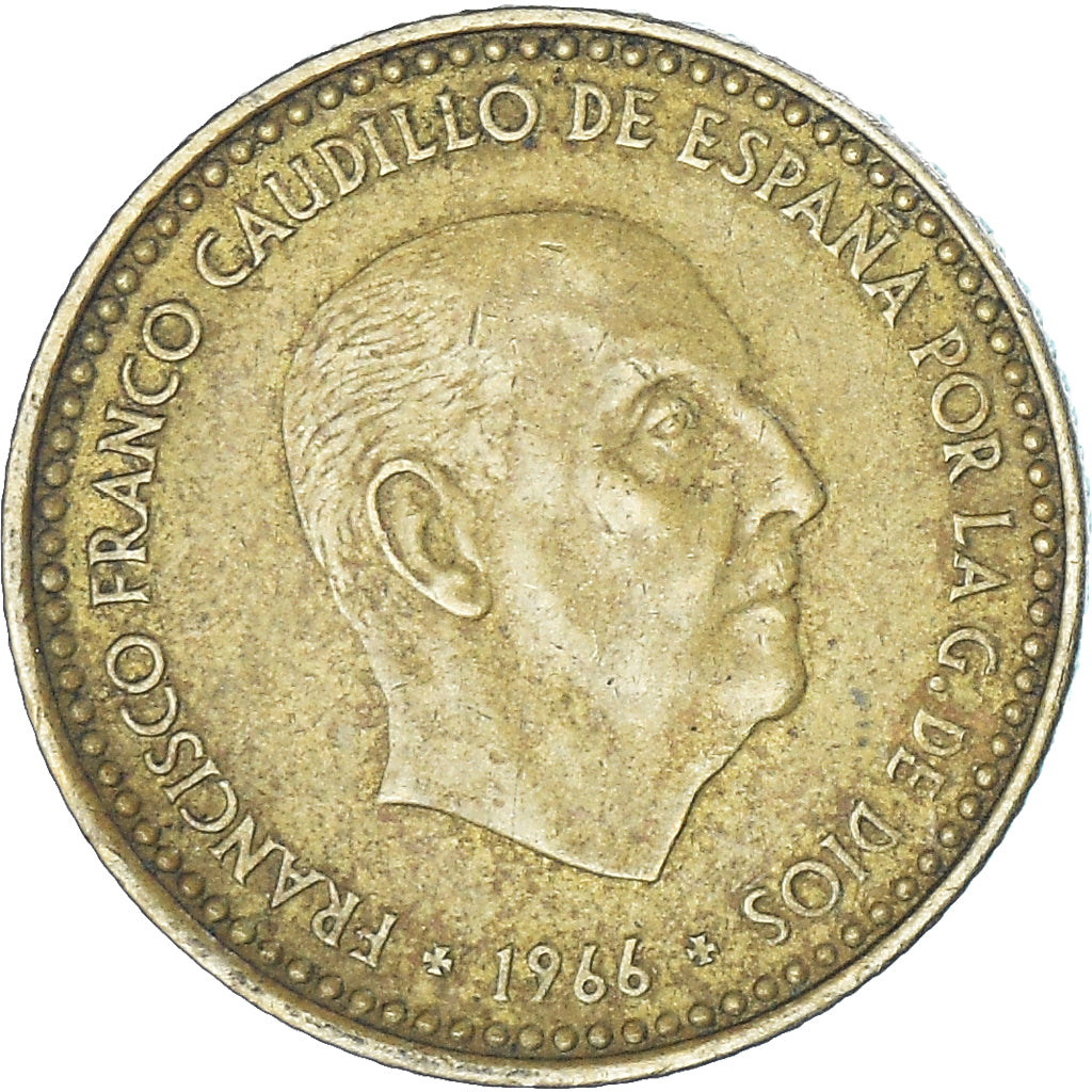 Monnaie, Espagne, Francisco Franco, caudillo, Peseta, 1969, TTB
