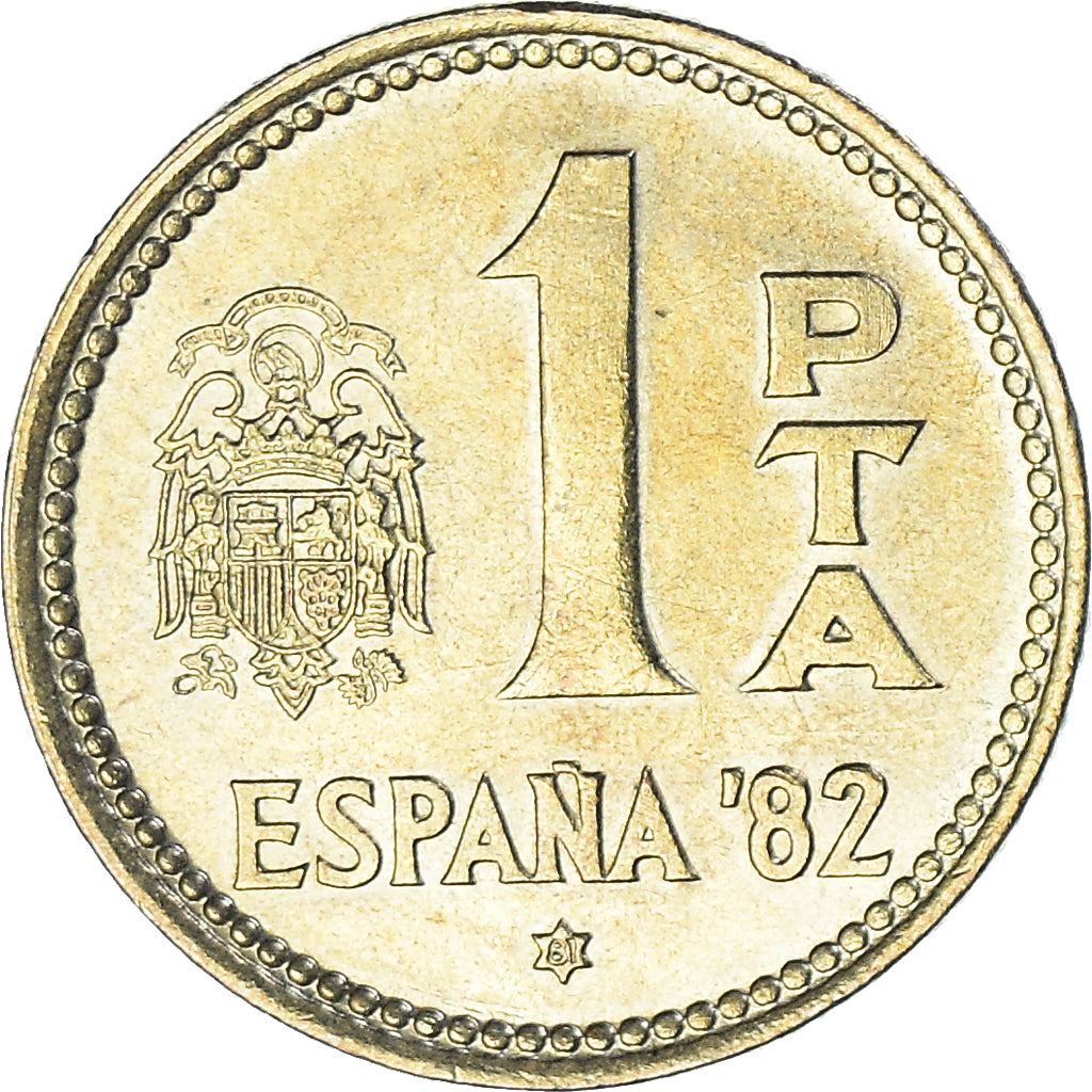 Coin, Spain, Juan Carlos I, Peseta, 1981, MS(63), Aluminum-Bronze, KM:816
