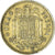 Moneda, España, Francisco Franco, caudillo, Peseta, 1971, BC+, Aluminio -