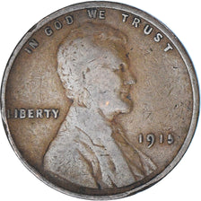 Coin, United States, Cent, 1915, Philadelphia, VF(20-25), Bronze