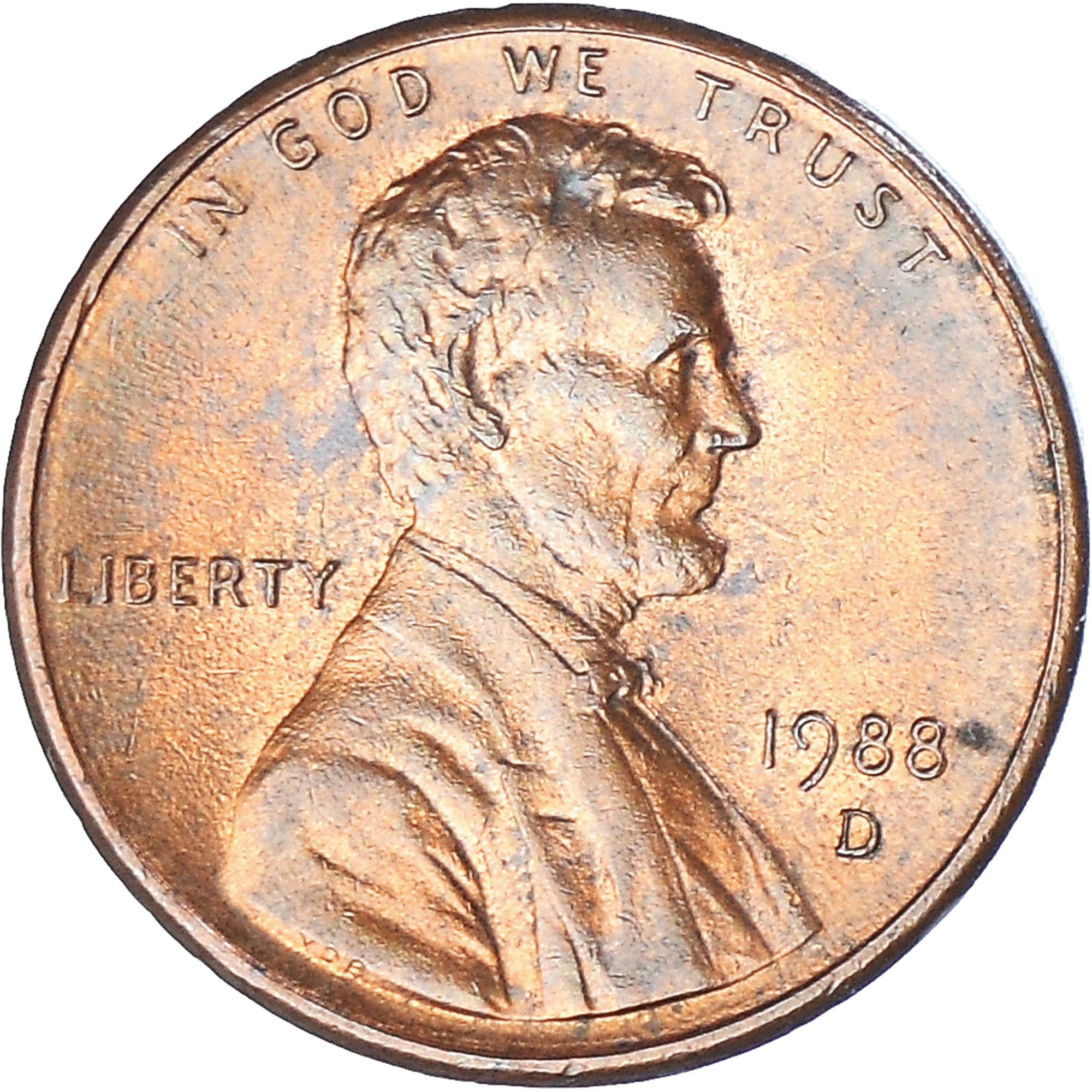 Münze, Vereinigte Staaten, Lincoln Cent, Cent, 1988, U.S. Mint, Denver, SS