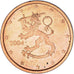 Finnland, 2 Euro Cent, 2004, SS+, Copper Plated Steel, KM:99