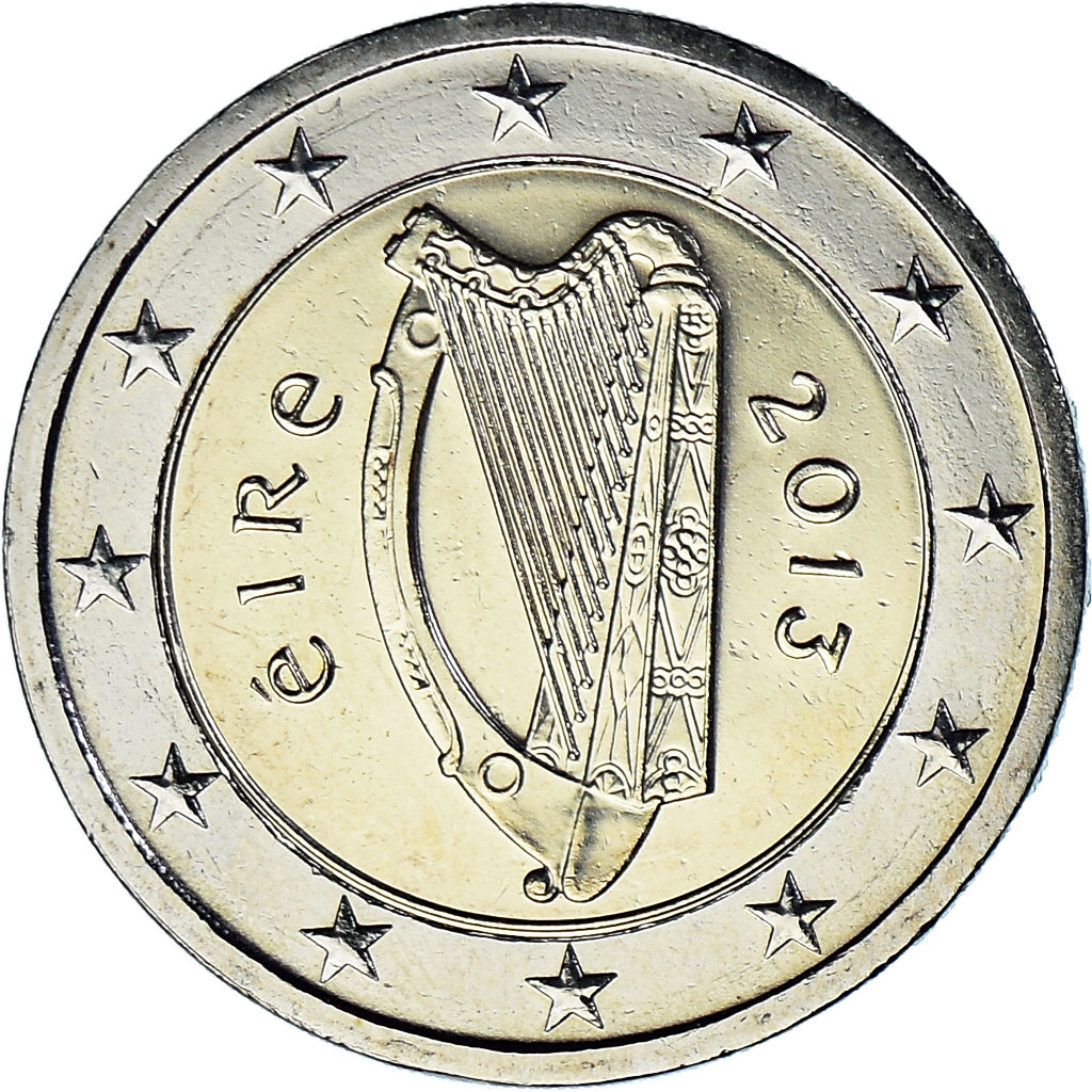 IRELAND REPUBLIC, 2 Euro, 2013, Sandyford, MS(63), Bi-Metallic, KM:51