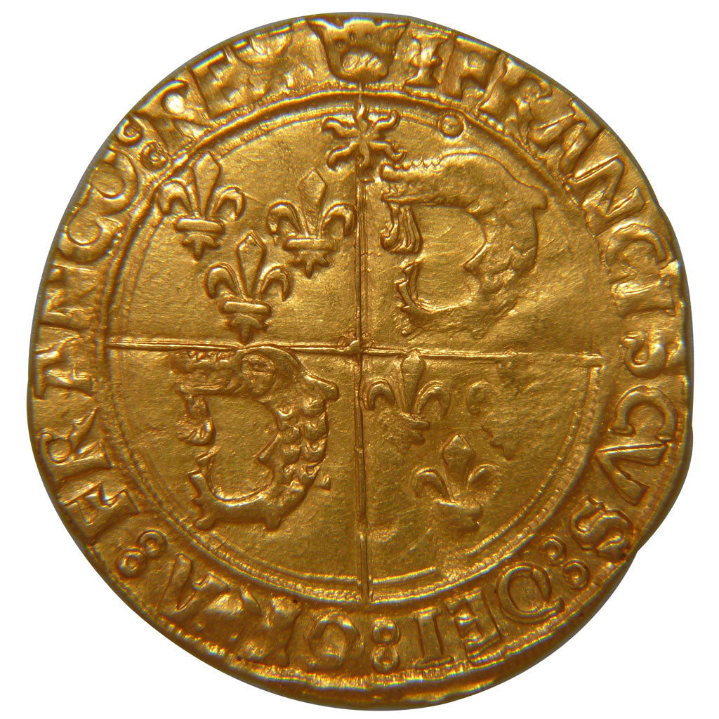 FRANCE, Ecu d'or, Cremieu, AU(50-53), Gold, Duplessy #782, 3.40