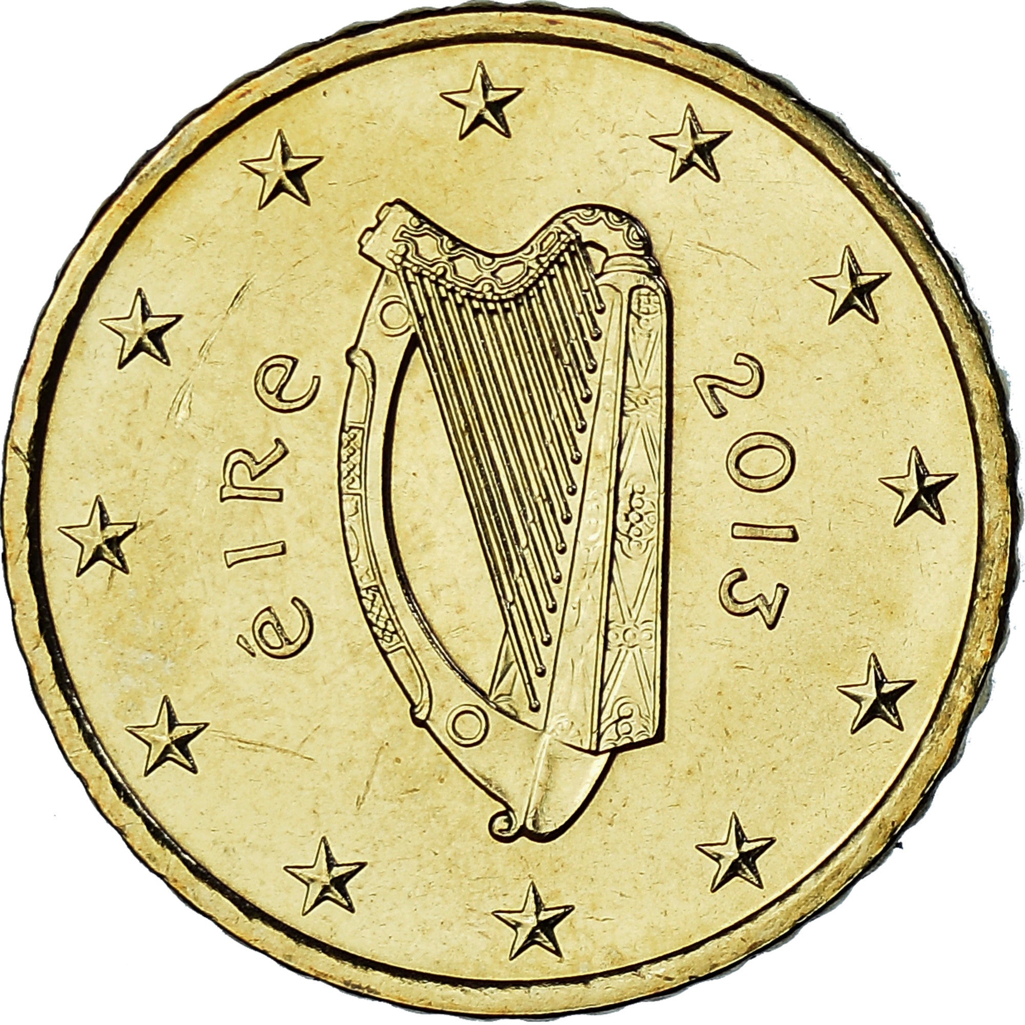 REPUBLIEK IERLAND, 50 Euro Cent, 2013, Sandyford, UNC-, Tin, KM:49