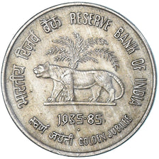 Coin, INDIA-REPUBLIC, 50 Paise, 1985, EF(40-45), Copper-nickel, KM:66