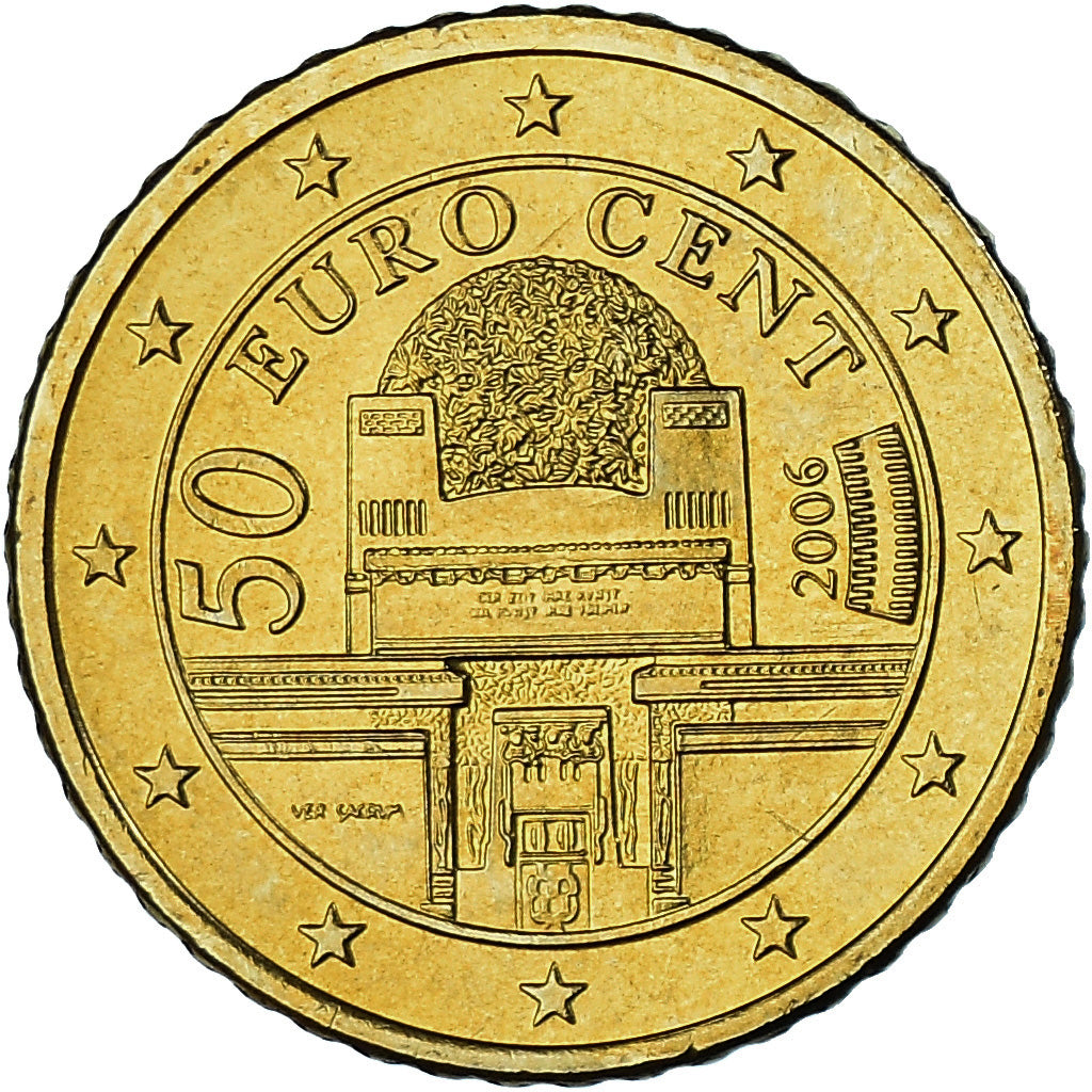 Oostenrijk, 50 Euro Cent, 2006, Vienna, UNC-, Tin, KM:3087