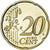Luxembourg, 20 Euro Cent, 2004, Utrecht, MS(65-70), Brass, KM:79
