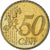 Luxemburgo, 50 Euro Cent, 2004, Utrecht, MS(65-70), Latão, KM:80