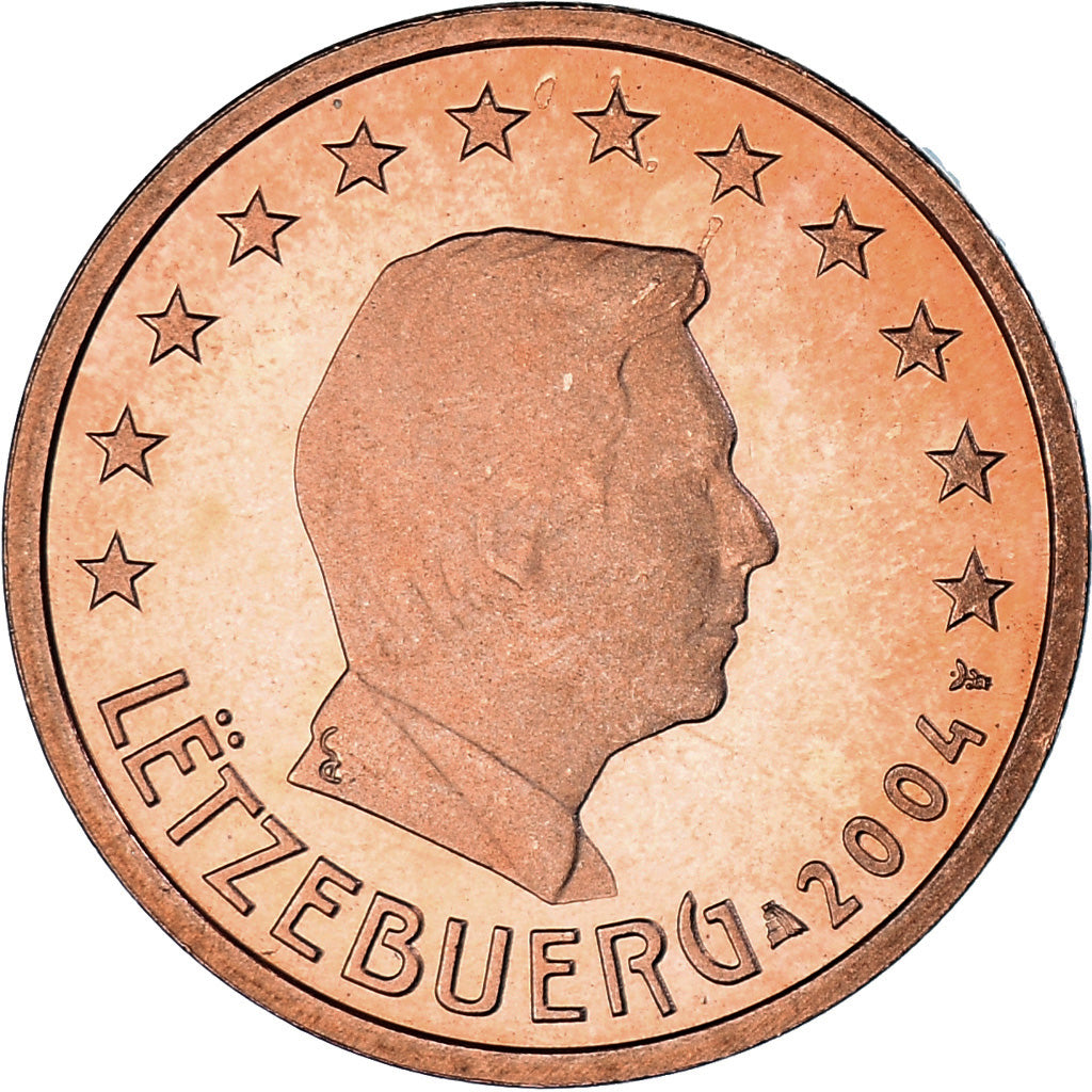 Luxemburg, 5 Euro Cent, 2004, SS, Copper Plated Steel, KM:77