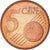 Luxemburgo, 5 Euro Cent, 2004, MBC, Cobre chapado en acero, KM:77