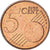 Bélgica, 5 Euro Cent, 2004, Brussels, MBC, Cobre chapado en acero, KM:226