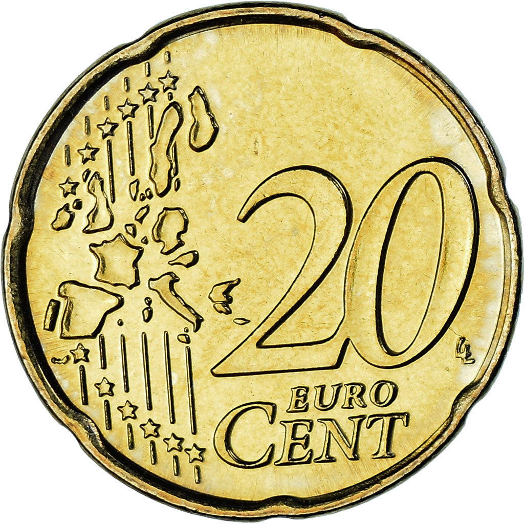 België, 20 Euro Cent, 2006, Brussels, FDC, Tin, KM:228