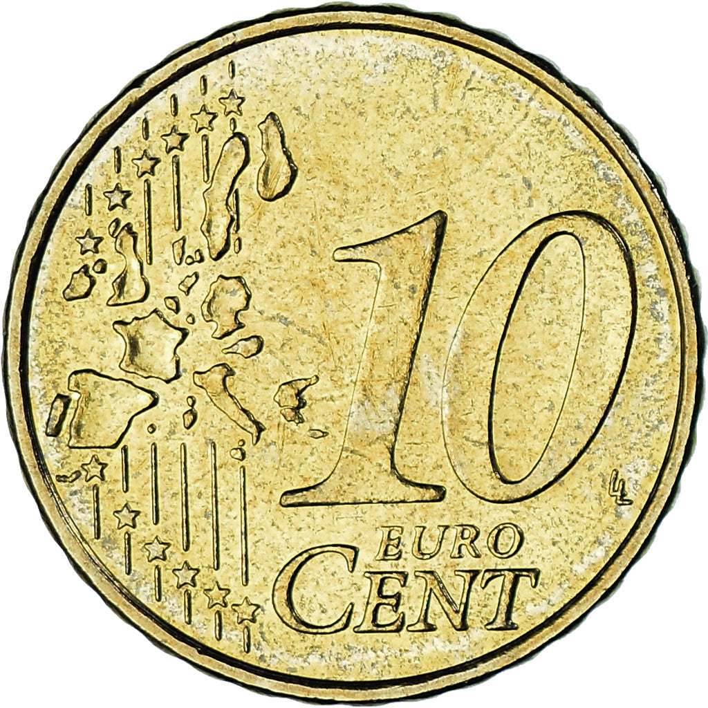 Belgium, 10 Euro Cent, 2006, Brussels, MS(65-70), Brass, KM:227