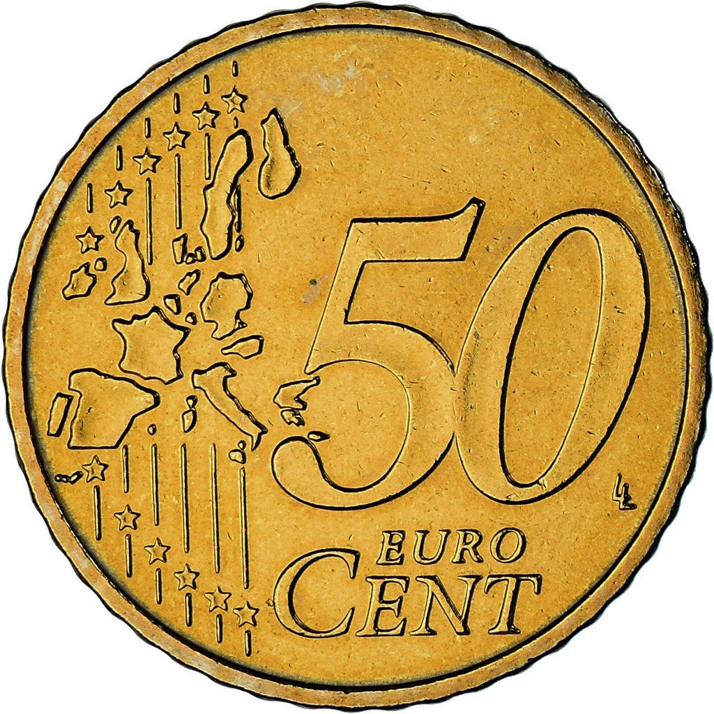 Portogallo, 50 Euro Cent, 2003, Lisbon, SPL, Ottone, KM:745
