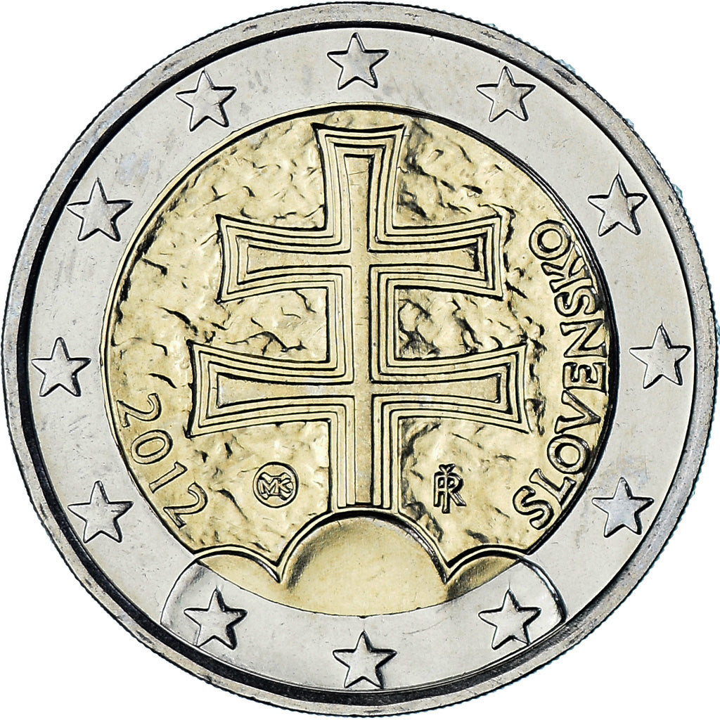 Slovacchia, 2 Euro, 2012, Kremnica, BU, FDC, Bi-metallico, KM:102