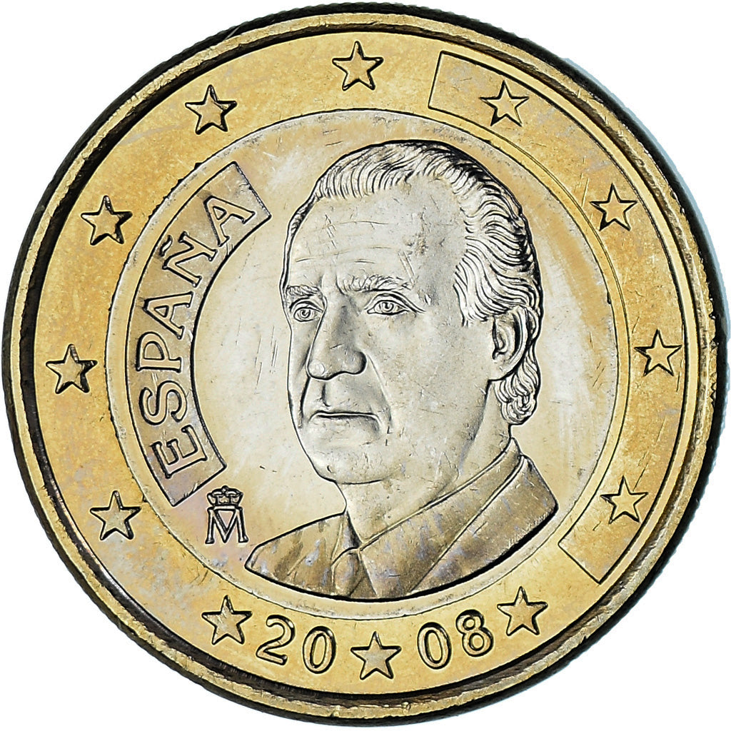 Espagne, Euro, 2008, Madrid, SPL, Bimétallique, KM:1073