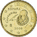 Espagne, 10 Euro Cent, 2008, Madrid, SPL, Laiton, KM:1070