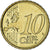 España, 10 Euro Cent, 2008, Madrid, SC, Latón, KM:1070