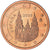 España, 2 Euro Cent, 2008, Madrid, SC, Cobre chapado en acero, KM:1041