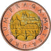 Coin, Czech Republic, 50 Korun, 1993, MS(63), Bi-Metallic, KM:1