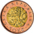 Coin, Czech Republic, 50 Korun, 1993, MS(63), Bi-Metallic, KM:1