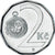Coin, Czech Republic, 2 Koruny, 2004, MS(63), Nickel plated steel, KM:9