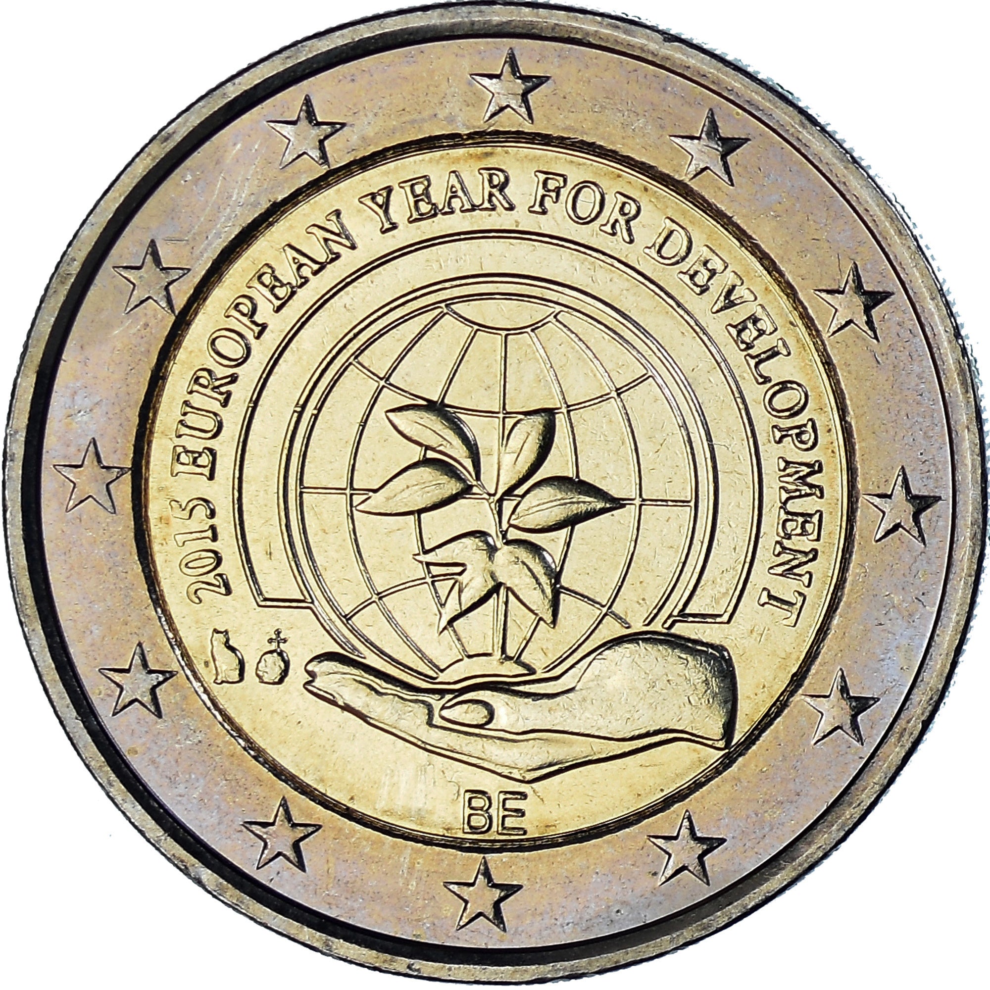 Belgium, 2 Euro, 2015, MS(65-70), Bi-Metallic