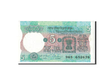 Banconote, India, 5 Rupees, 1975, KM:80r, Undated, SPL