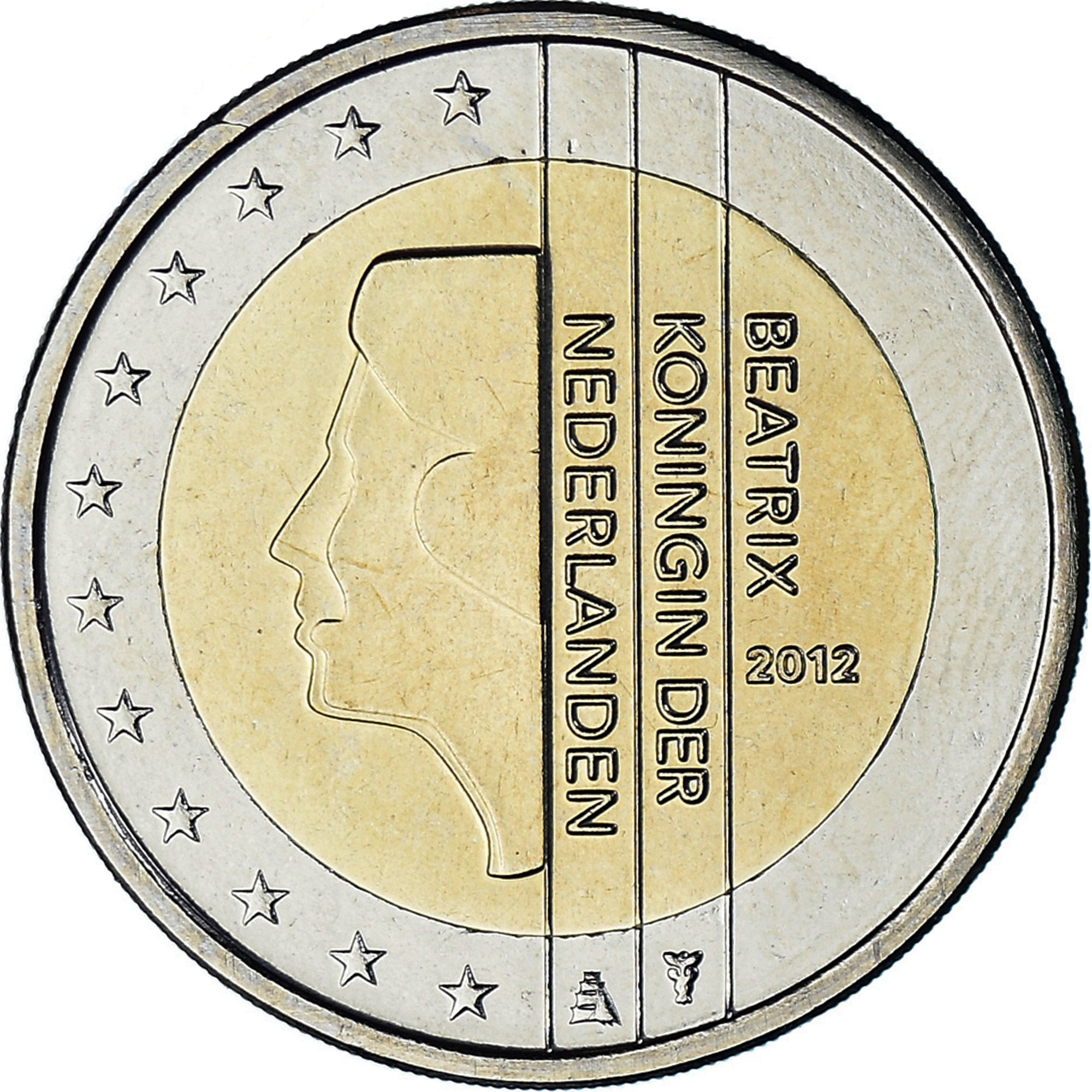 Paesi Bassi, 2 Euro, 2012, Utrecht, SPL, Bi-metallico, KM:272