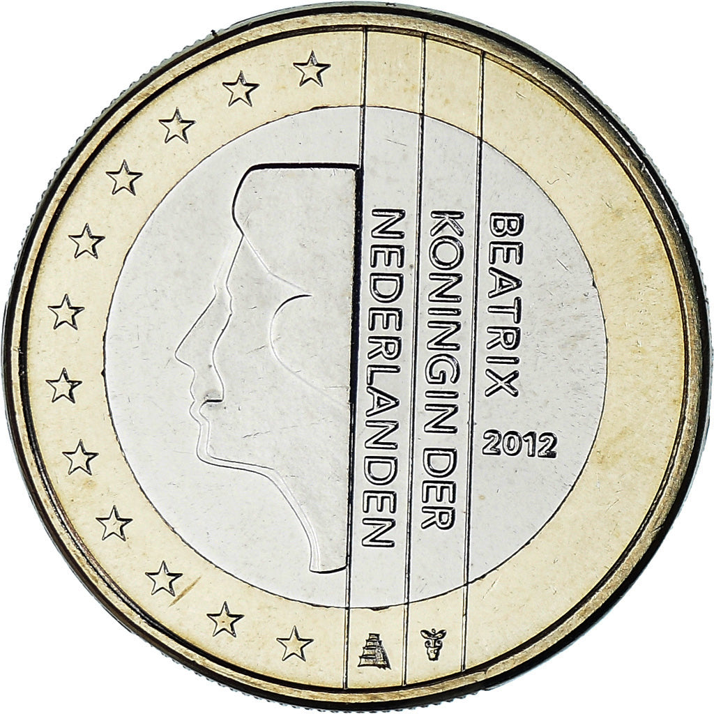 Nederland, Euro, 2012, Utrecht, UNC-, Bi-Metallic, KM:271