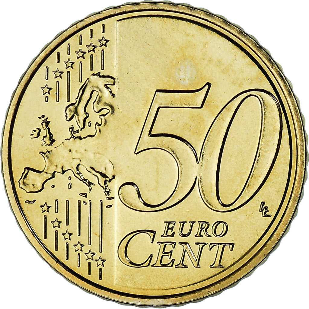 Países Baixos, 50 Euro Cent, 2012, Utrecht, MS(63), Latão, KM:270