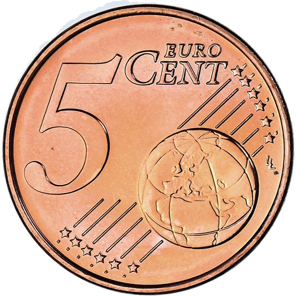 Países Baixos, 5 Euro Cent, 2012, Utrecht, MS(63), Aço Cromado a Cobre, KM:236