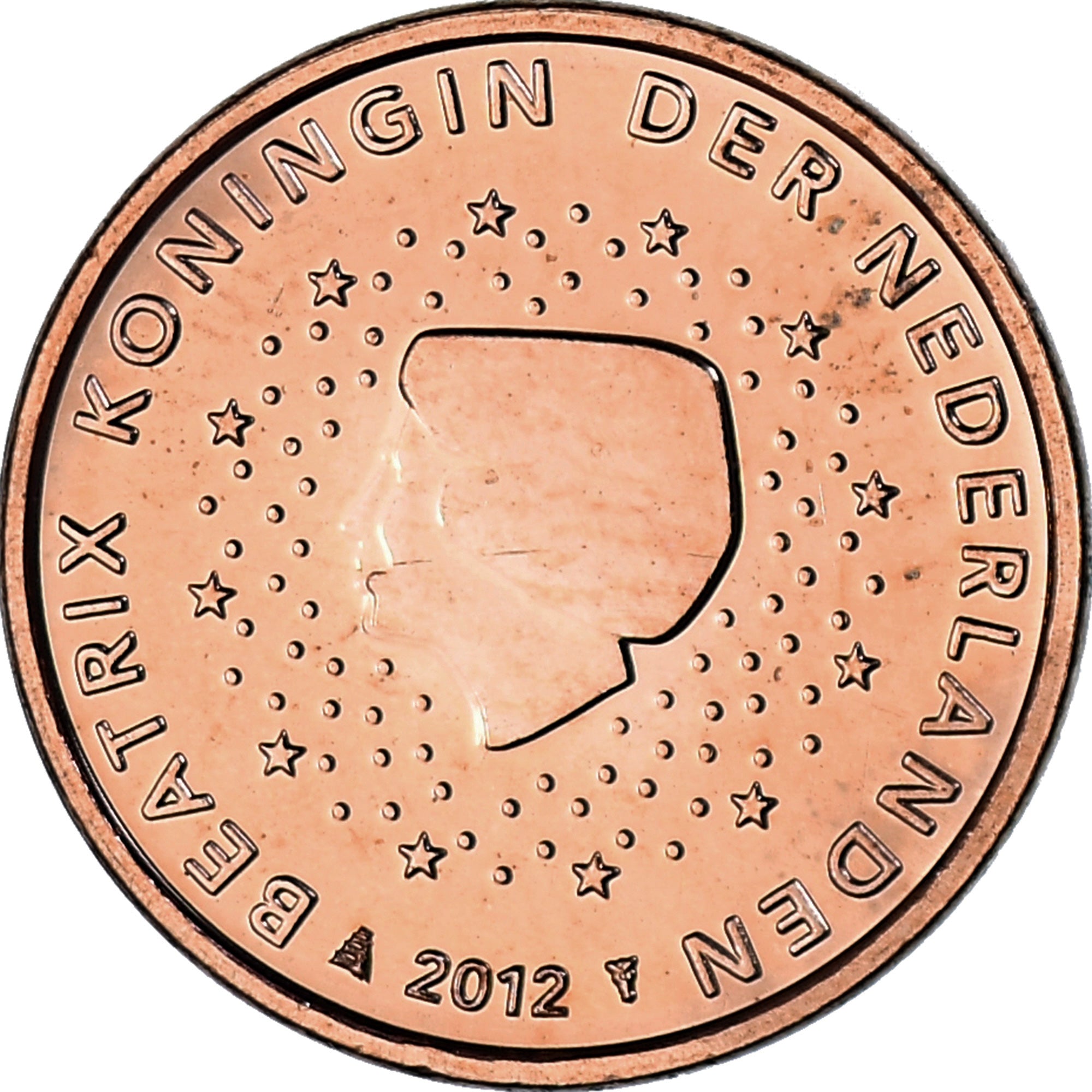 Niederlande, Euro Cent, 2012, Utrecht, VZ, Copper Plated Steel, KM:234