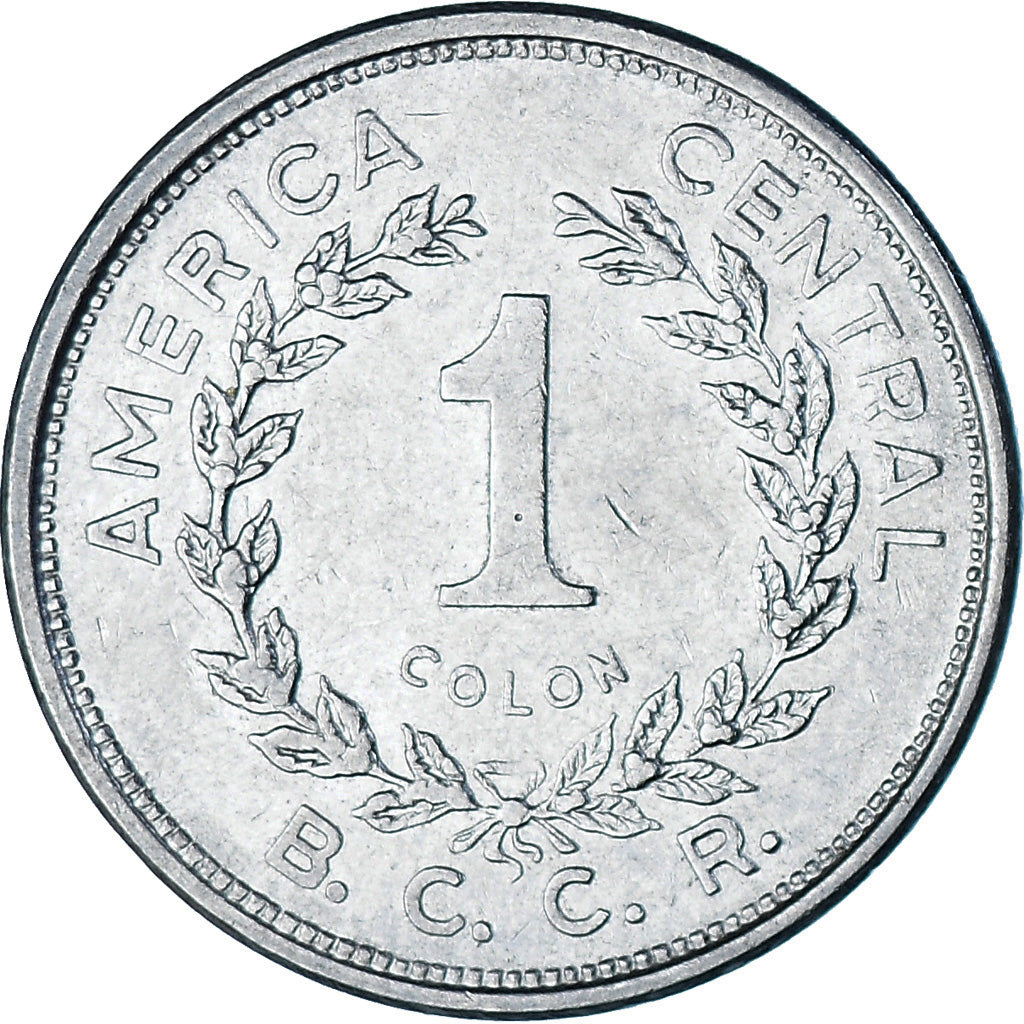 Coin, Costa Rica, Colon, 1984, EF(40-45), Stainless Steel, KM:210.1
