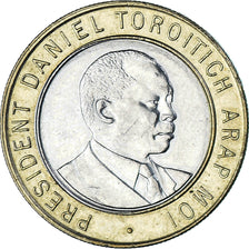 Munten, Kenia, 10 Shillings, 1997, British Royal Mint, PR, Bi-Metallic, KM:27