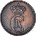Coin, Denmark, Christian IX, 2 Öre, 1894, Copenhagen, EF(40-45), Bronze