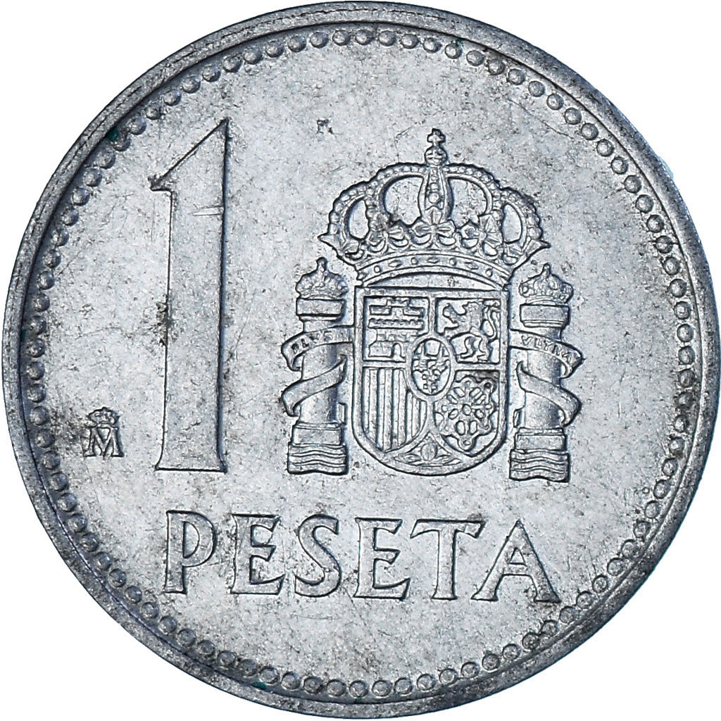 Coin, Spain, Juan Carlos I, Peseta, 1987, EF(40-45), Aluminum, KM:821